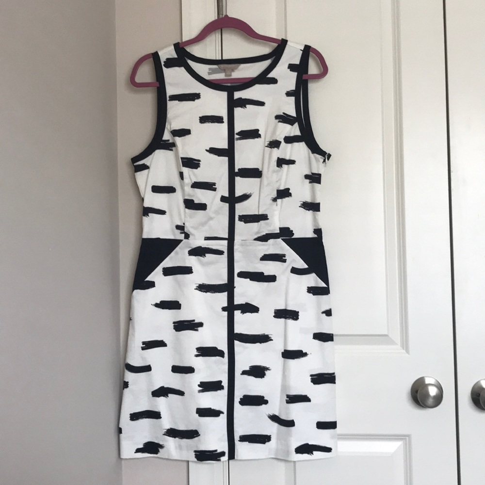 Banana Republic Factory Cutout Paintbrush Dress